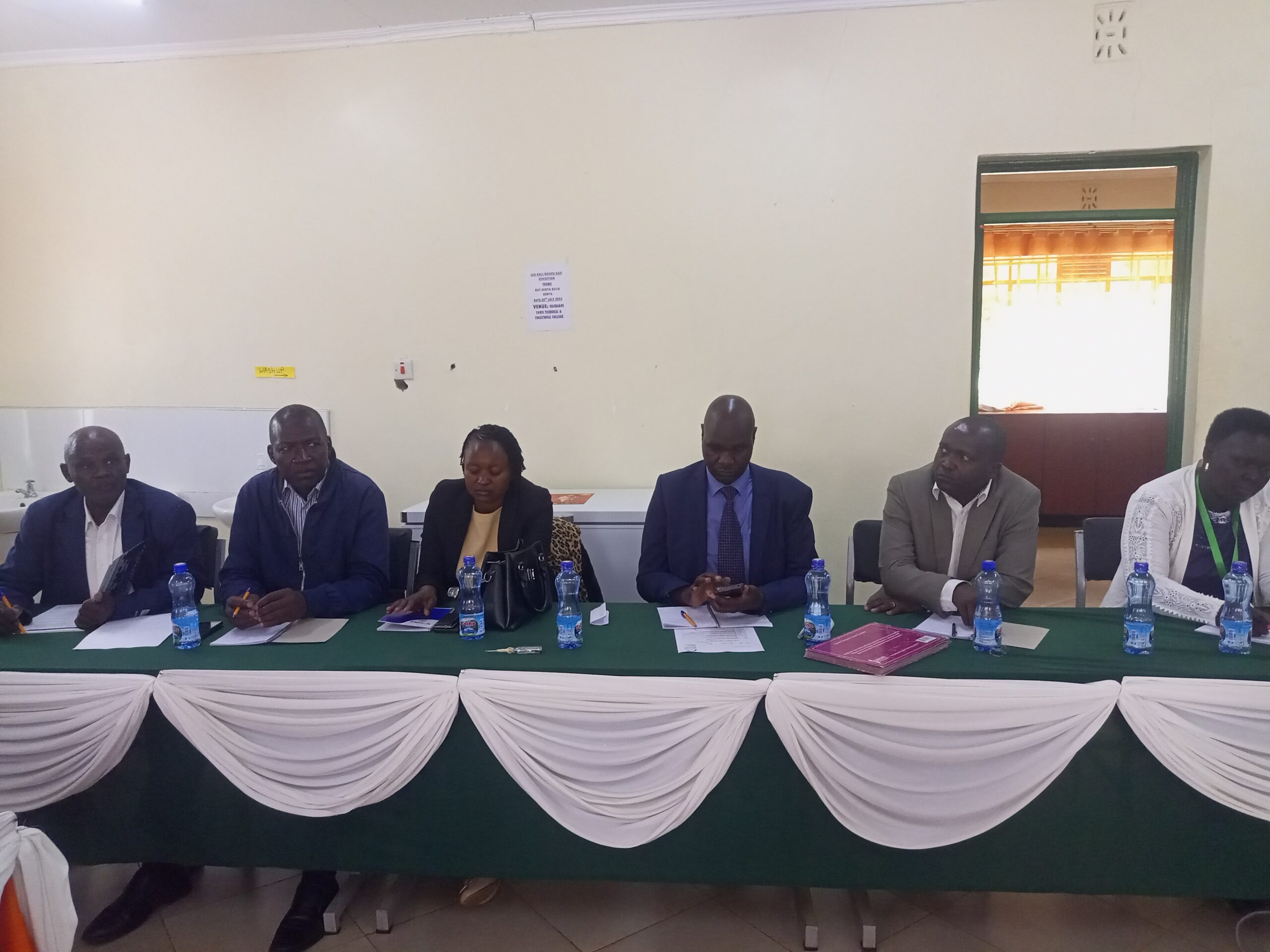 Chief Guest and other invitees during BBW Training that was held at our college in partnership with German friends